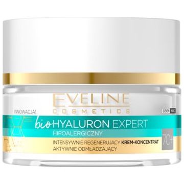 Eveline Cosmetics Bio Hyaluron Expert crema Intensiv Regeneratoare 70+