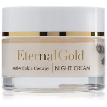 Organique Eternal Gold Anti-Wrinkle Therapy crema de noapte pentru contur pentru piele uscata spre sensibila
