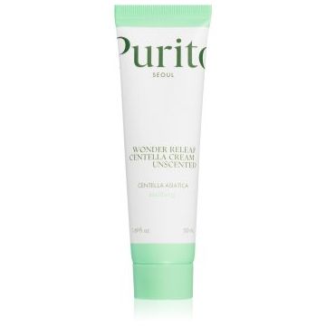 Purito Wonder Releaf Centella Cream Unscented crema regeneratoare pentru netezirea pielii