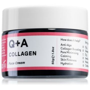 Q+A Collagen crema pentru fata cu efect de intinerire