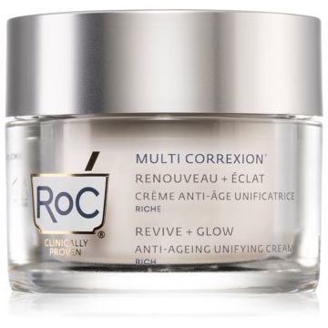 RoC Multi Correxion Revive + Glow crema anti-rid si iluminare cu vitamina C