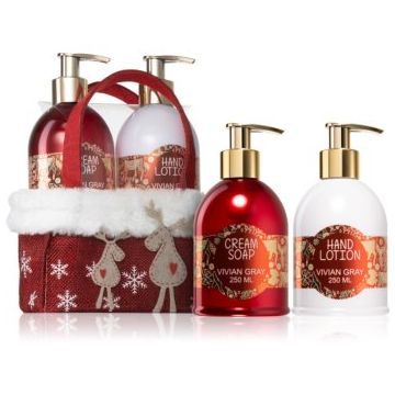 Vivian Gray Red Christmas set cadou de maini