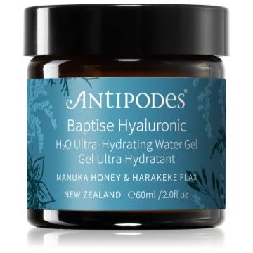 Antipodes Baptise H₂O Ultra-Hydrating Water Gel crema gel hidratanta cu textura usoara faciale