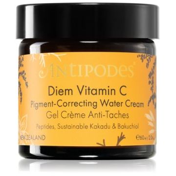Antipodes Diem Vitamin C Pigment-Correcting Water Cream Cremă hidratantă radiance împotriva petelor pigmentare