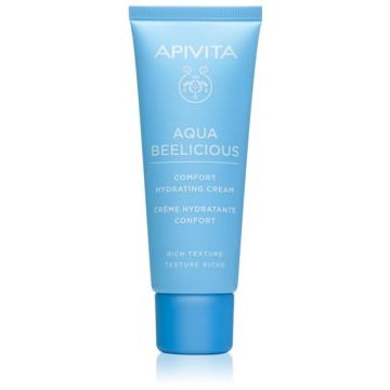 Apivita Aqua Beelicious Comfort Hydrating Cream Rich Crema de fata Hrănitoare pentru zi și noapte hidratant