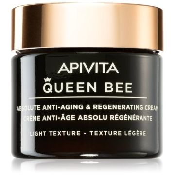 Apivita Queen Bee Cream Light cremă regeneratoare ușoară împotriva îmbătrânirii pielii