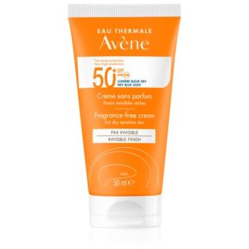 Avène Sun Fragrance-Free Cream cremă pentru plaja fara parfum