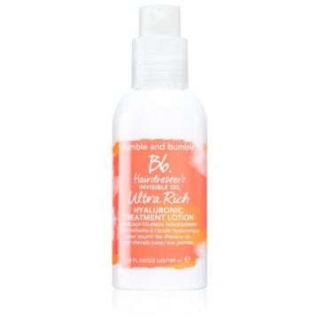 Bumble and bumble Hairdresser's Invisible Oil Ultra Rich Hyaluronic Treatment Lotion tratament de hidratare fara clatire cu acid hialuronic