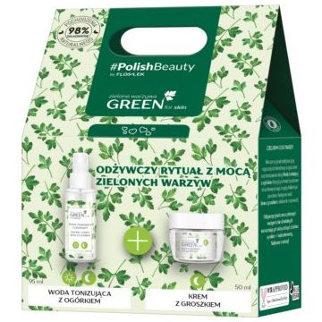 FlosLek Laboratorium GREEN for skin set cadou cu efect de nutritiv