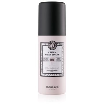 Maria Nila Style & Finish Cream Heat Spray cremă nutritivă și termo-protectoare
