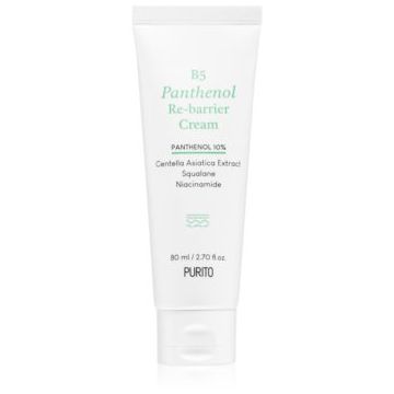 Purito B5 Panthenol Re-barrier Cream crema puternic hidratanta cu efect calmant