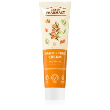 Green Pharmacy Argan Hand Cream Crema nutritiva si protectie pentru maini si unghii