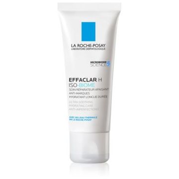 La Roche-Posay Effaclar H ISO-BIOME cremă hidratantă impotriva imperfectiunilor pielii cauzate de acnee