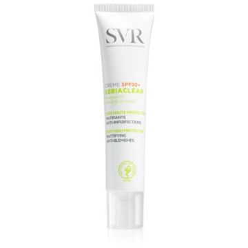SVR Sebiaclear crema pentru fata, protectoare si matifianta SPF 50+