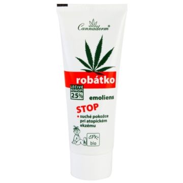Cannaderm Robatko Emoliens crema protectoare pentru bebelusi cu ulei de canepa