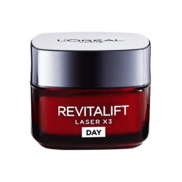 Crema de zi, Loreal, Revitalift Laser X3, Hyaluronic Acid, 50 ml