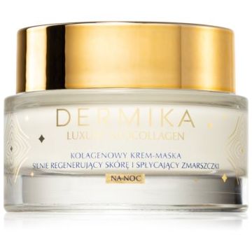 Dermika Luxury Neocollagen cremă-mască de noapte regeneratoare cu colagen