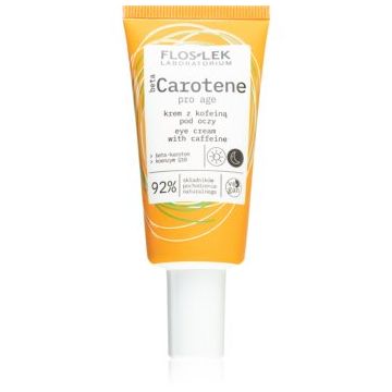 FlosLek Laboratorium Beta Carotene crema pentru ochi impotriva cutelor si al sacilor cu cafeina