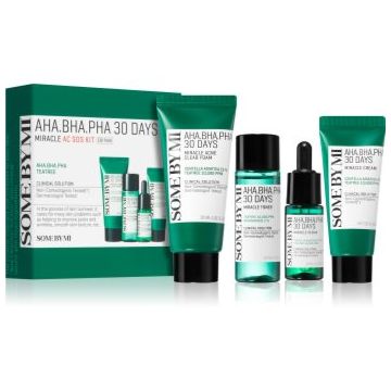 Some By Mi AHA∙BHA∙PHA 30 Days Miracle set cadou impotriva acneei