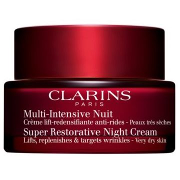 Clarins Super Restorative Night Cream crema de noapte uscata si foarte uscata