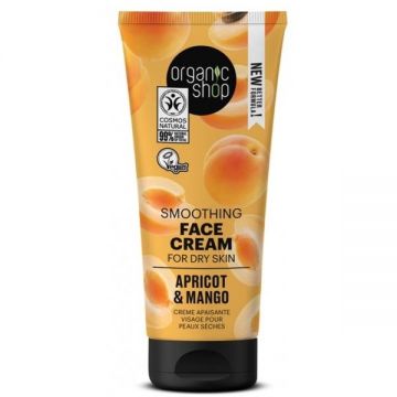 Crema Calmanta pentru Tenul Uscat cu Caise si Mango Organic Shop, 50 ml