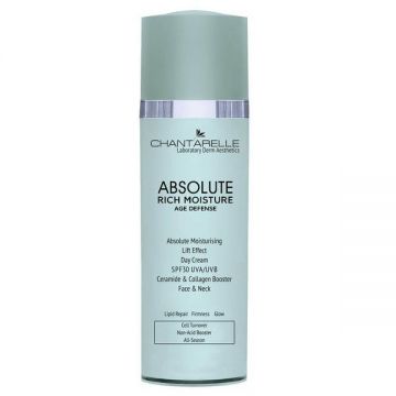 Crema de zi Chantarelle Absolute Rich Moisture Lift Effect Day Cream SPF30 Ceramide & Collagen Booster CD1478, 50ml