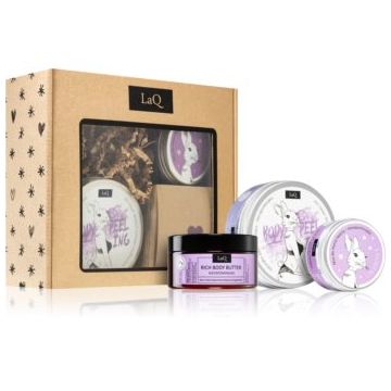 LaQ Bunny Forget-Me-Not set cadou corp si fata