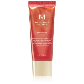 Missha M Perfect Cover crema BB cu protectie ridicata si filtru UV pachet mic