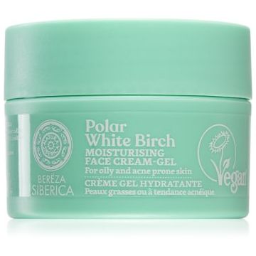 Natura Siberica Polar White Birch crema gel pentru hidratare. pentru ten gras si problematic