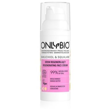 OnlyBio Bakuchiol & Squalane crema regeneratoare pentru ten matur