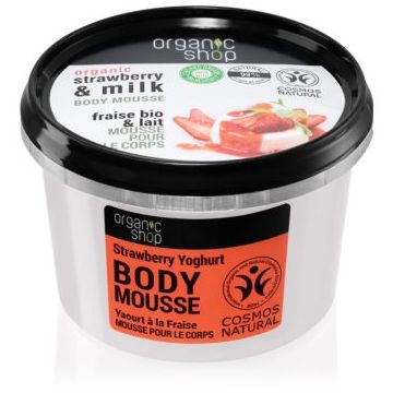 Organic Shop Strawberry & Milk spuma de corp