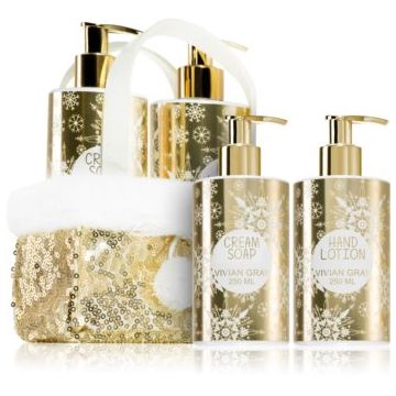 Vivian Gray Golden Glitters Vanilla & Patchouli set cadou de maini