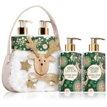 Vivian Gray Natural Christmas Green Tea & Citrus set cadou de maini