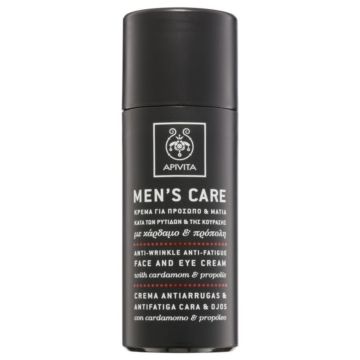 Apivita Men's Care Anti-Wrinkle Anti-Fatigue Face and Eye Cream crema anti-rid pentru față și ochi