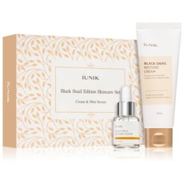 iUnik Black Snail set cadou pentru regenerarea și reînnoirea pielii