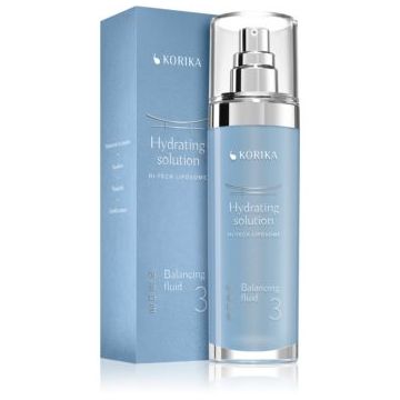 KORIKA HI-TECH LIPOSOME Hydrating solution Balancing fluid emulsie hidratantă lejeră