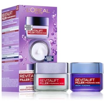 L’Oréal Paris Revitalift Filler crema anti rid de zi si de noapte cu acid hialuronic