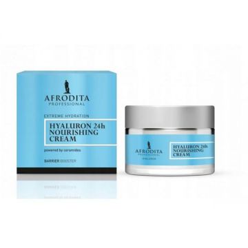 Cosmetica Afrodita - Crema cu ACID HYALURONIC  pentru ten uscat 50 ml
