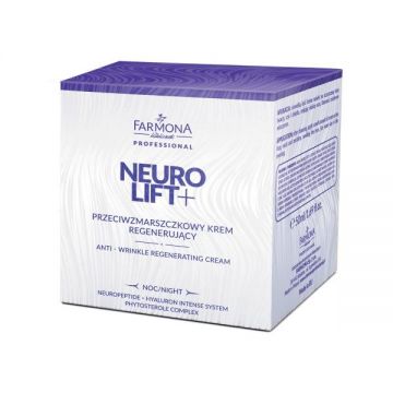 Crema Antirid Regeneranta de Noapte - Farmona Neuro Lift+ Night Anti-Wrinkle Regenerating Cream, 50 ml