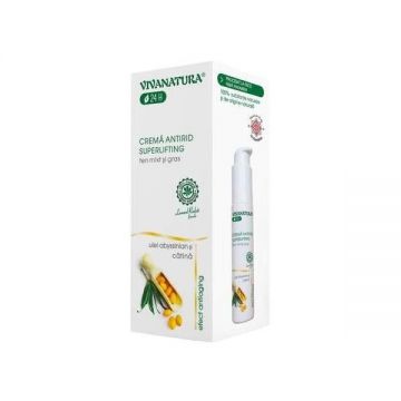 Crema Antirid Superlifting pentru Ten Mixt Vivanatura, 45 ml