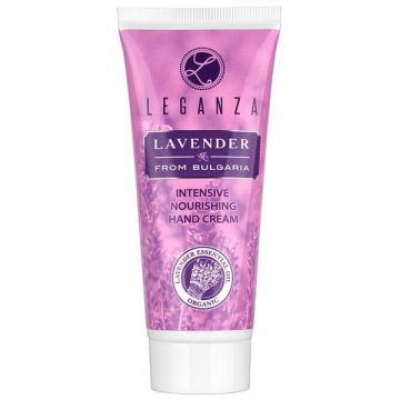 Crema de maini hranitoare cu lavanda Leganza Rosa Impex, 75 ml