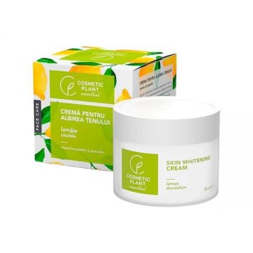 Crema pentru Albirea Tenului cu Lamaie si Papadie Cosmetic Plant, 50ml