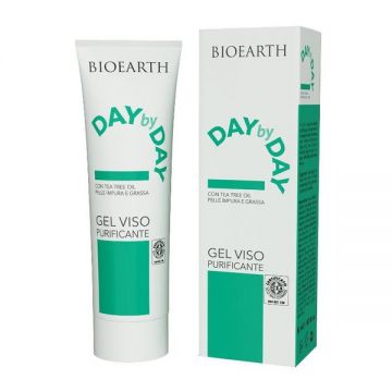 Crema pentru Ten Acneic si Gras Day by Day Bioearth, 50 ml Crema pentru Ten Acneic si Gras Day by Day Bioearth, 50 ml