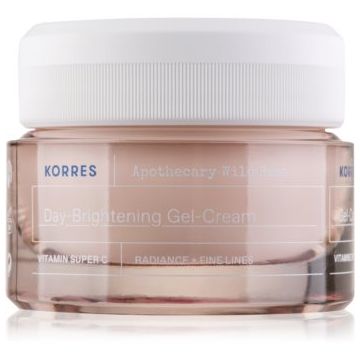 Korres Wild Rose gel crema hidratant pentru o piele mai luminoasa