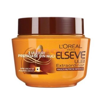 LOREAL ELSEVE MASCA NUTRITIE INTENSA CU ULEI PRETIOS DIN JOJOBA PENTRU PAR USCAT SI FOARTE USCAT