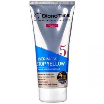 Masca Argintie Stop Yellow Blond Time nr. 5 Rosa Impex, 200ml Masca Argintie Stop Yellow Blond Time nr. 5 Rosa Impex, 200ml