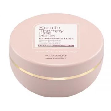 Masca Rehidratanta pentru Netezire - Alfaparf Milano Keratin Therapy Lisse Design Rehydrating Mask, 200 ml