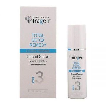 Ser pentru Protectia Parului - Intragen Total Detox Remedy Defend Serum, 50 ml