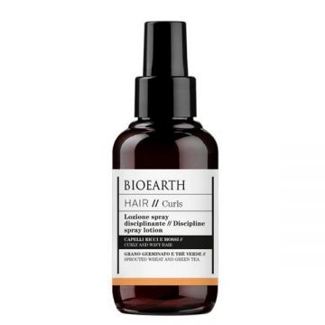 Spray pentru Par Ondulat cu Ceai Verde Bioearth, 100 ml Spray pentru Par Ondulat cu Ceai Verde Bioearth, 100 ml