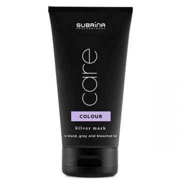 Masca cu Reflexe Argintii pentru Neutralizarea Tonurilor Galbene - Subrina Professional Care Colour Silver Mask for Blond, Gray and Bleached Hair, 150 ml Masca cu Reflexe Argintii pentru Neutralizarea Tonurilor Galbene - Subrina Professional Care Colour Silver Mask for Blond, Gray and Bleached Hair, 150 ml